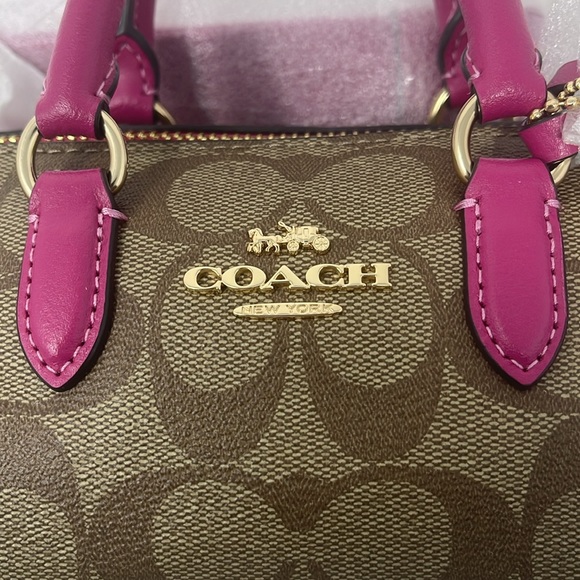 Coach Lacey Crossbody In Signature Canvas - Picture 6 of 9
